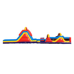 80 Ft Monster Obstacle / Dual Lane Rock Climb Slide
